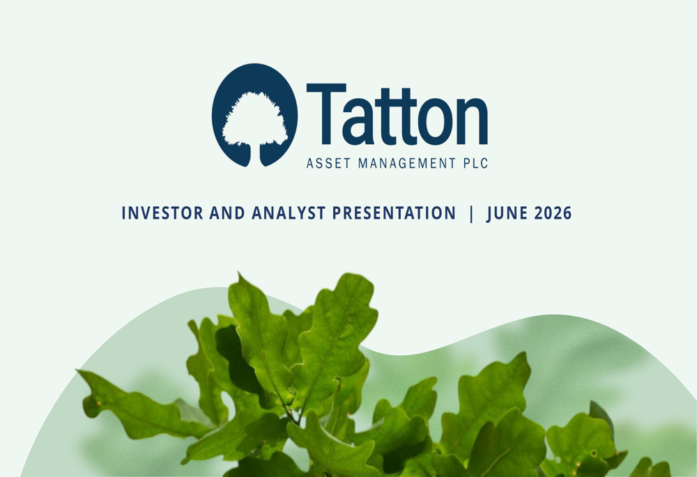 Tatton Asset Management FY26 slides