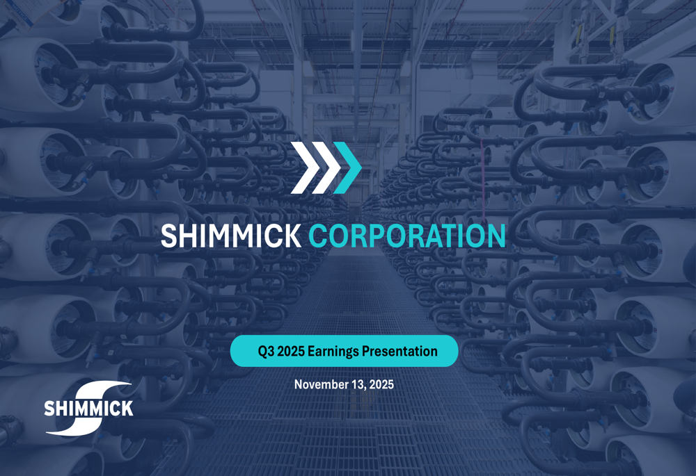 Shimmick Q3 2025 slides
