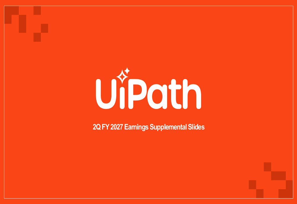 UiPath Q2 FY2027 slides