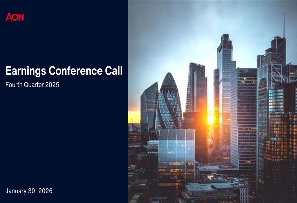 Aon Q4 2025 presentation slides