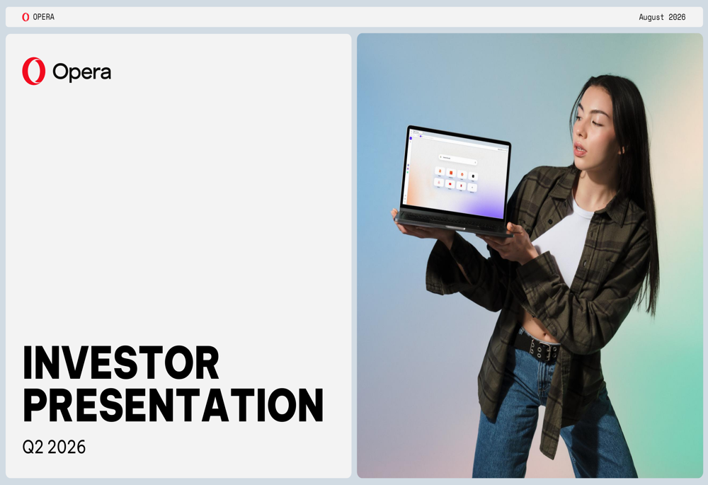 Opera Q2 2026 slides