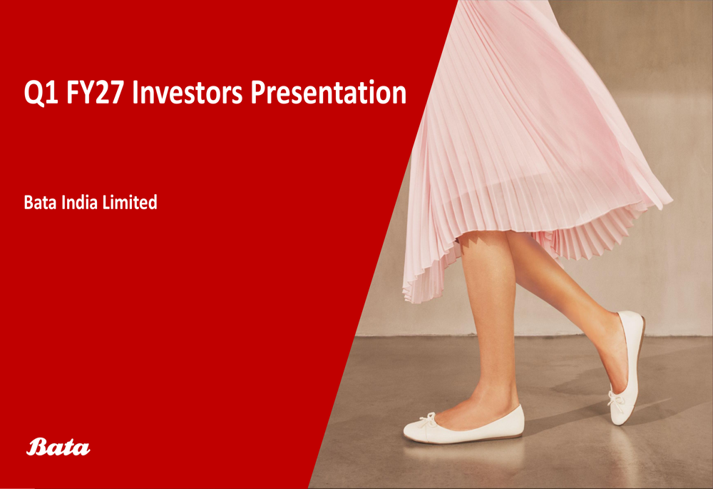 Bata India Q1 FY27 slides