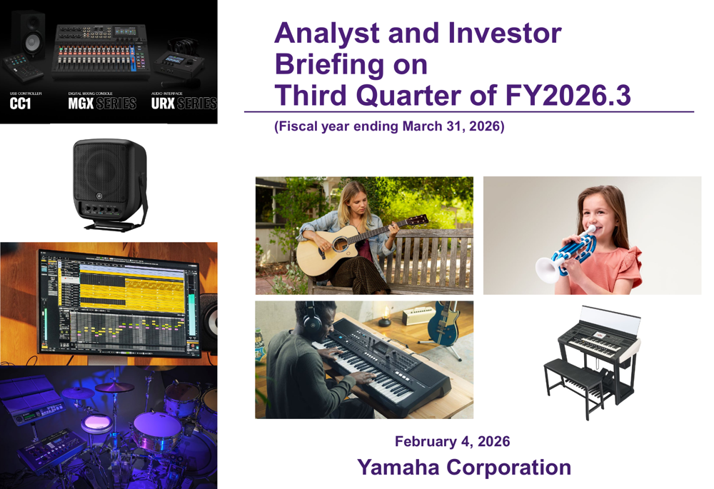 Yamaha Q3 FY2026.3 slides