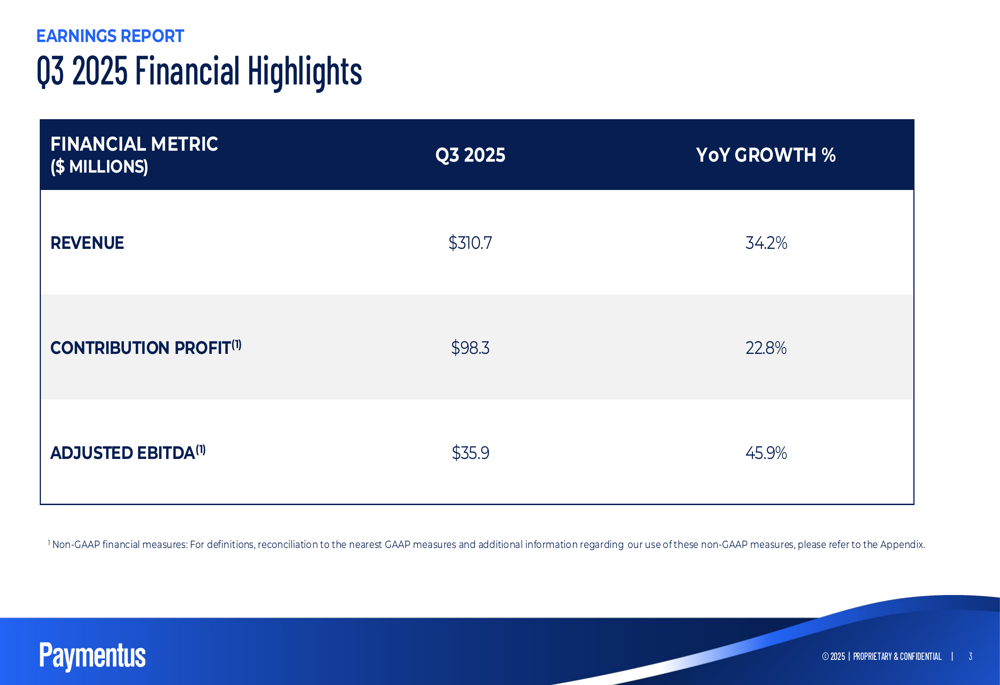 Paymentus Q3 2025 slides reveal 34% revenue surge, guidance raised