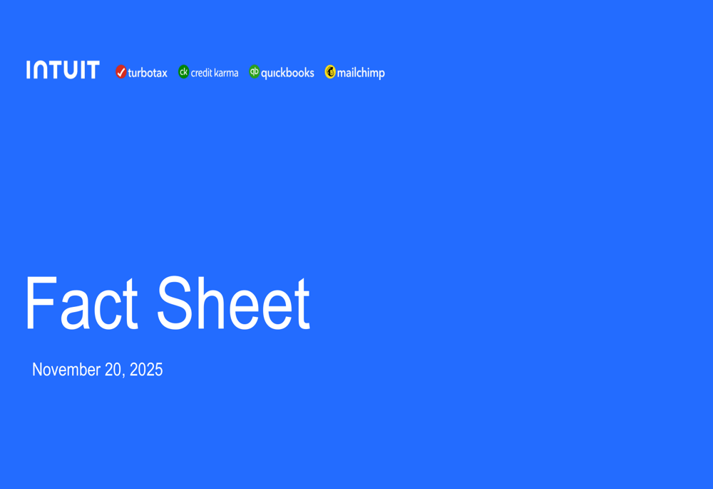 Intuit Q1 FY'26 presentation slides