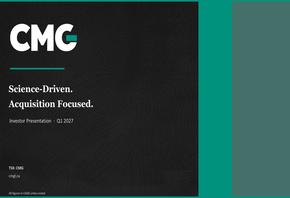 CMC Q1 2027 slides