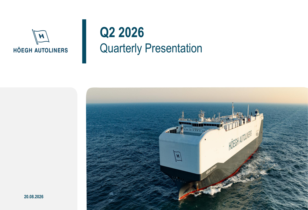 Höegh Autoliners Q2 2026 slides