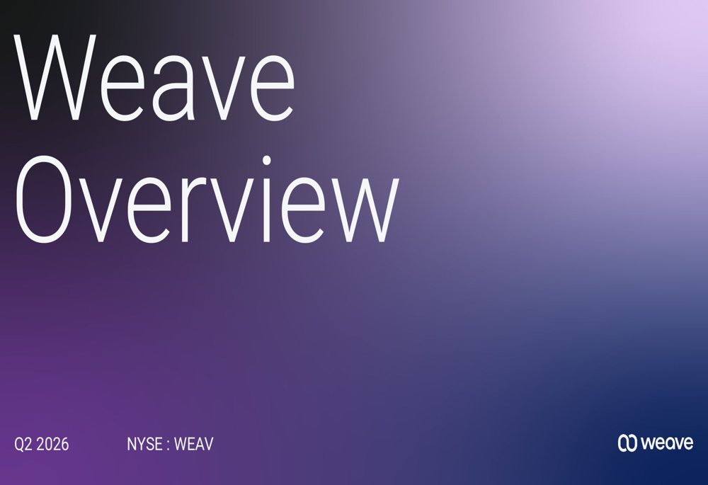Weave Q2 2026 slides