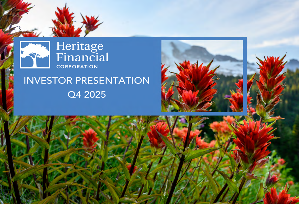 Heritage Financial Q4 2025 slides