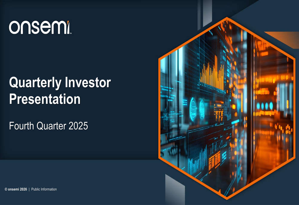 ON Semiconductor Q4 2025 slides