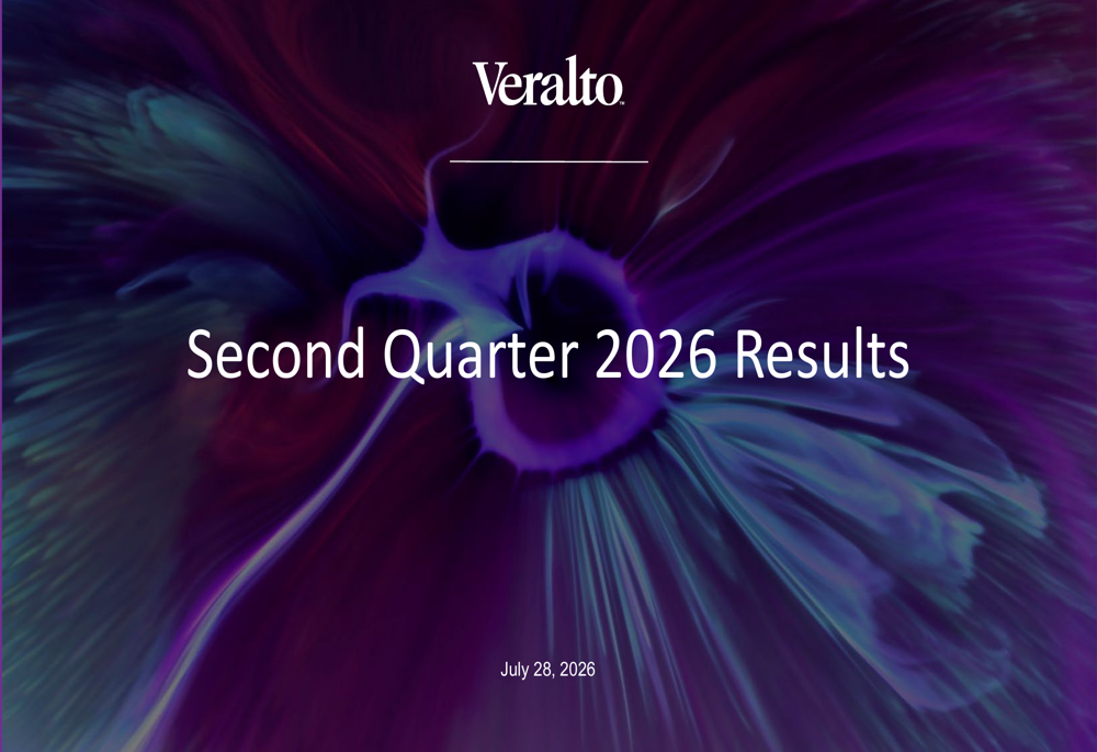 Veralto Q2 2026 slides