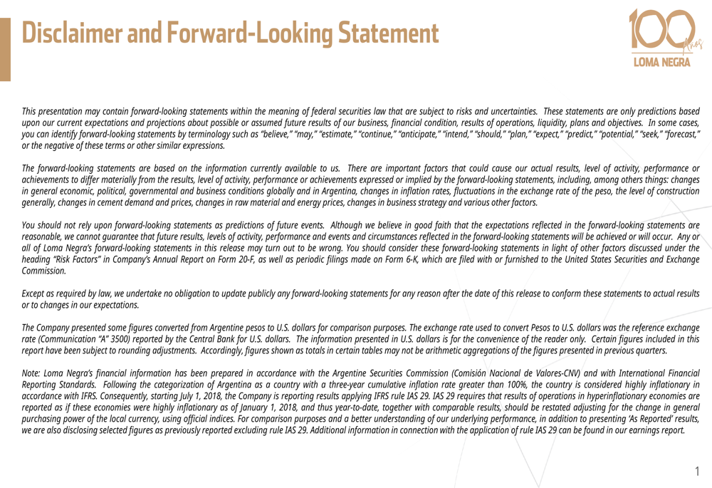 Loma Negra 2025年第4四半期決算:収益は予想上回るも利益率に圧力