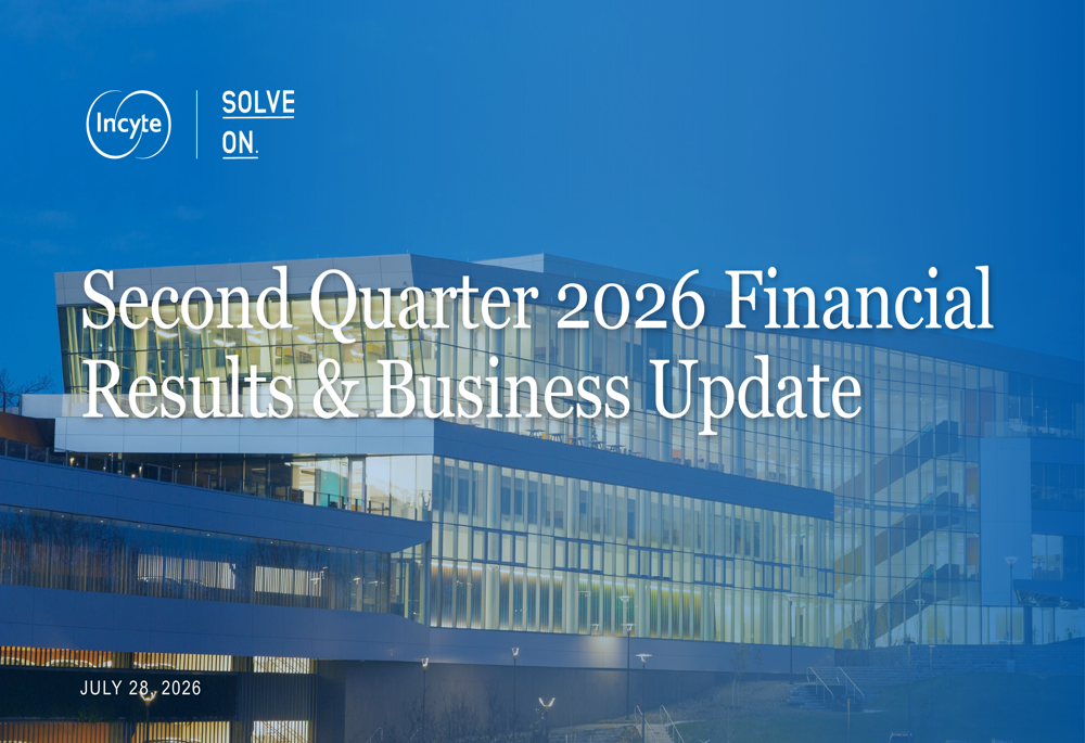 Incyte Q2 2026 slides