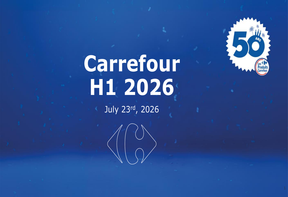 Carrefour H1 2026 slides
