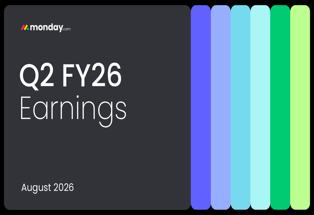 monday.com Q2 FY26 slides