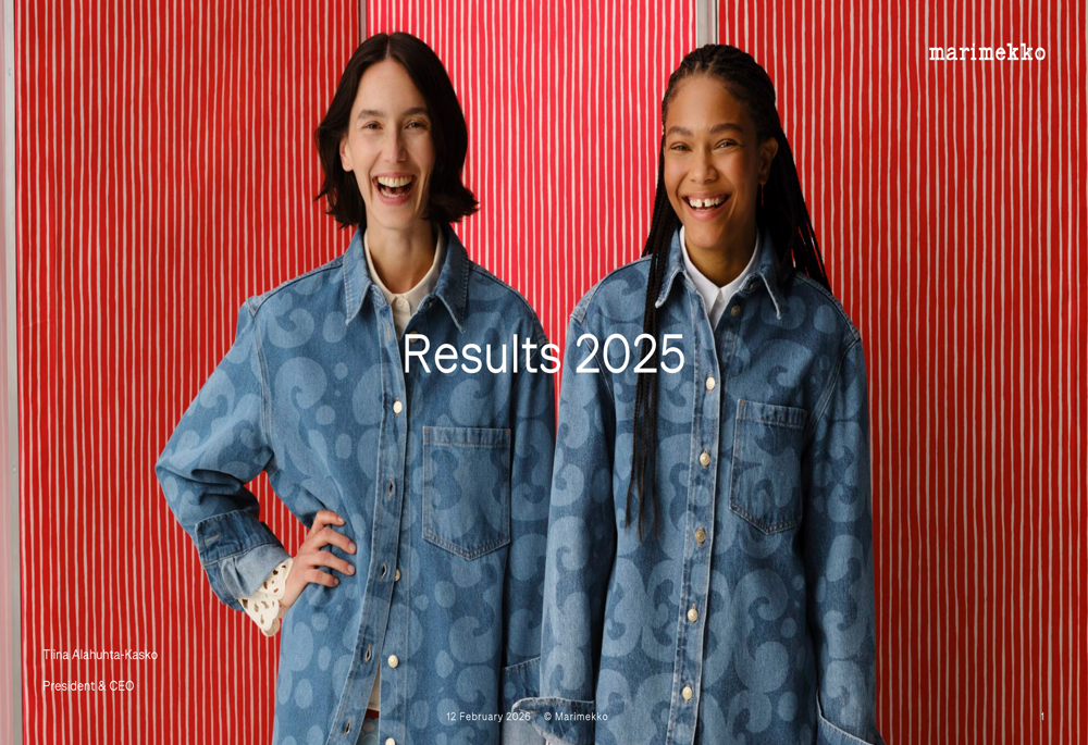 Marimekko Q4 2025 slides