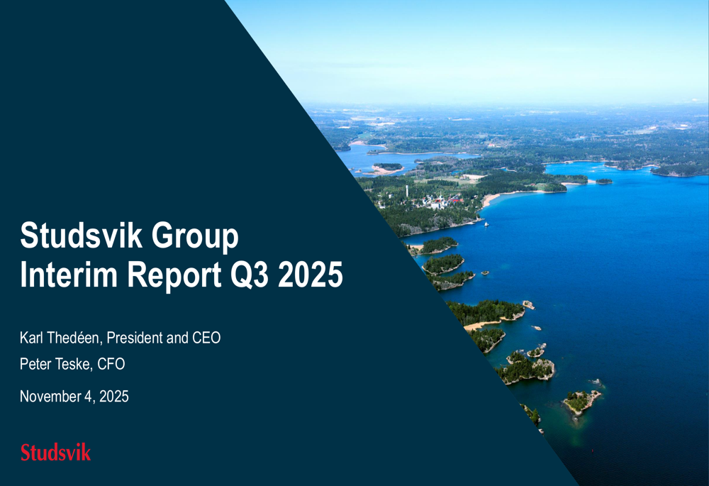Studsvik Q3 2025 slides