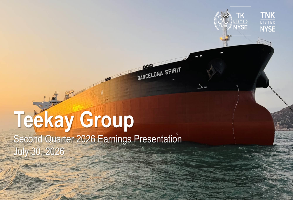 Teekay Tankers Q2 2026 slides