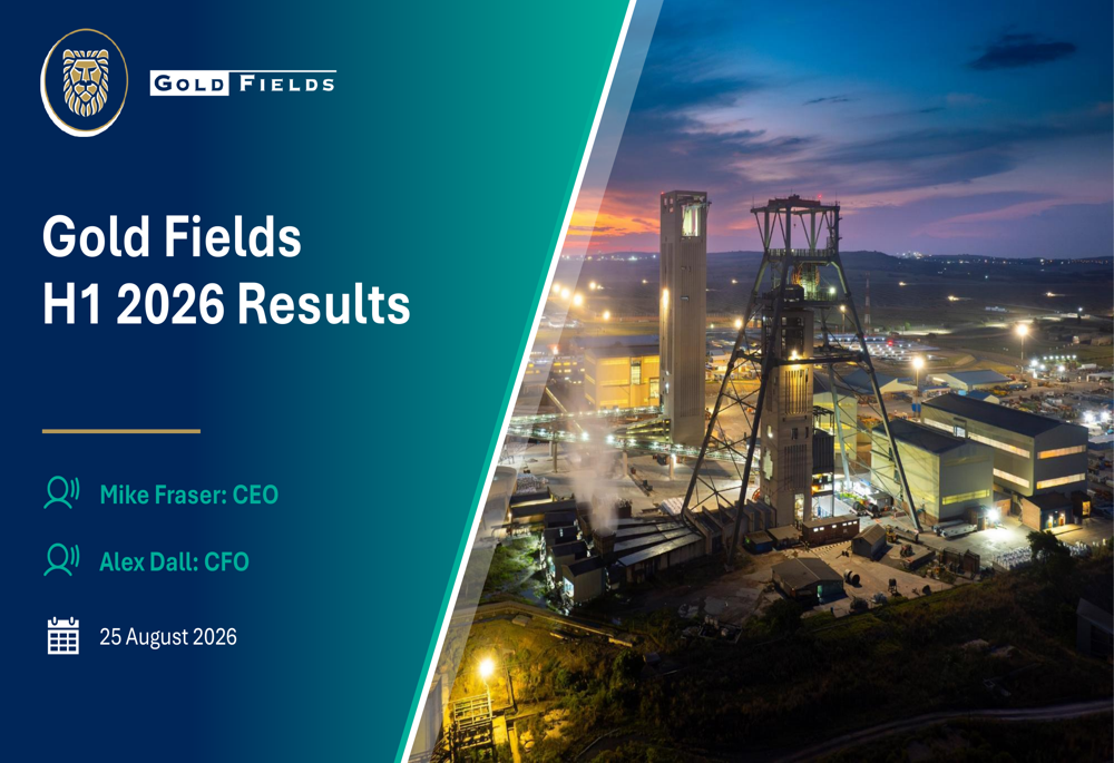 Gold Fields H1 2026 slides