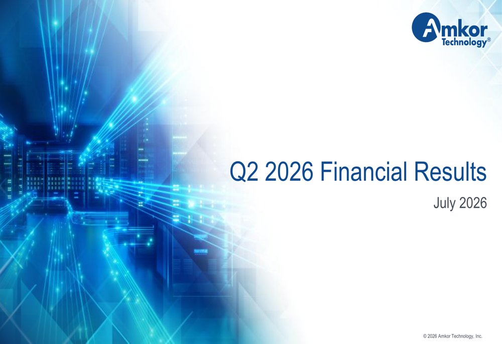 Amkor Q2 2026 slides