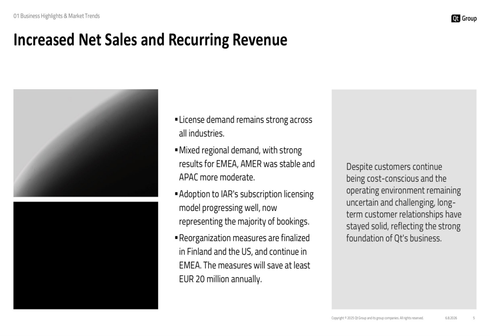 Qt Group Q2 2026 slides: 20% revenue growth amid margin pressure By ...