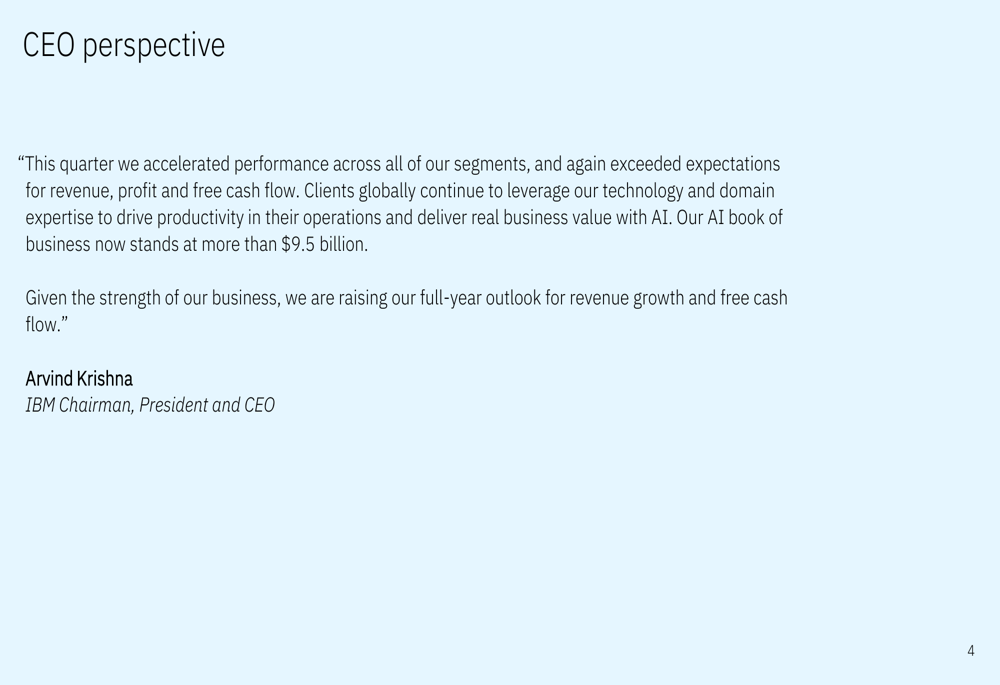 IBM Q3 2025 slides: Revenue growth accelerates to 7%, outlook raised