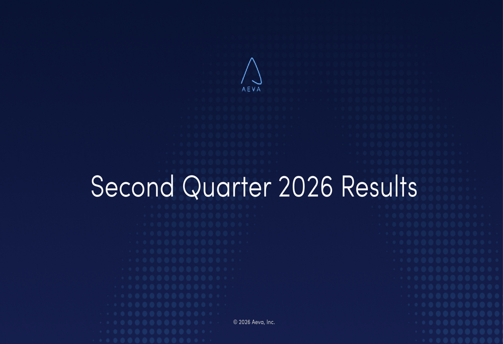 Aeva Q2 2026 slides