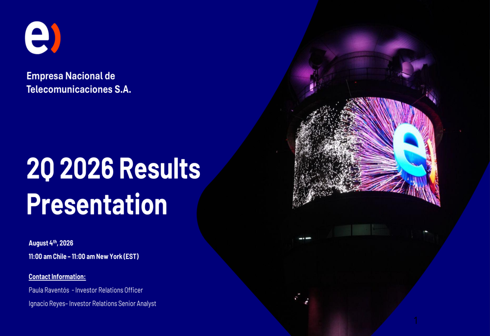Entel Q2 2026 slides