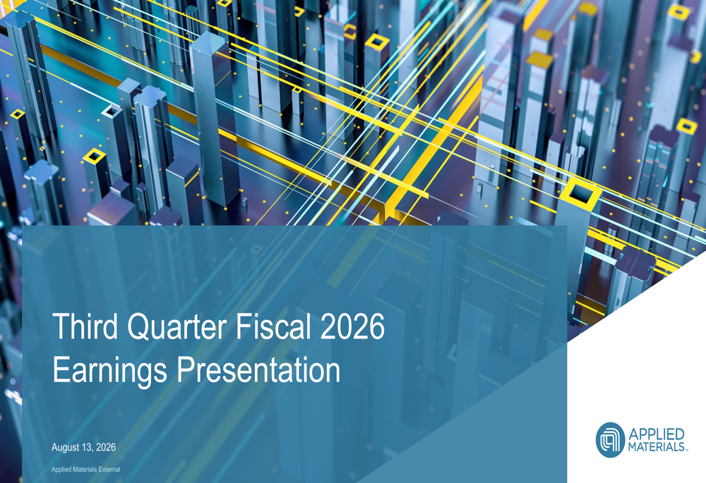 Applied Materials Q3 FY2026 slides