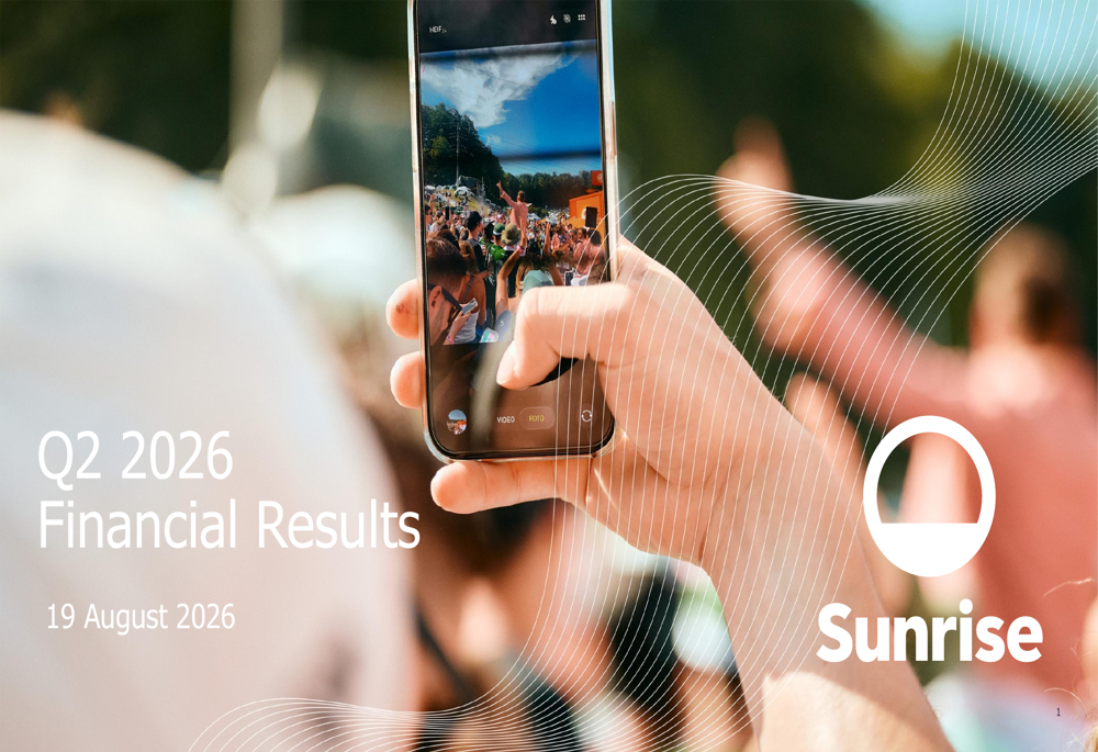 Sunrise Q2 2026 slides