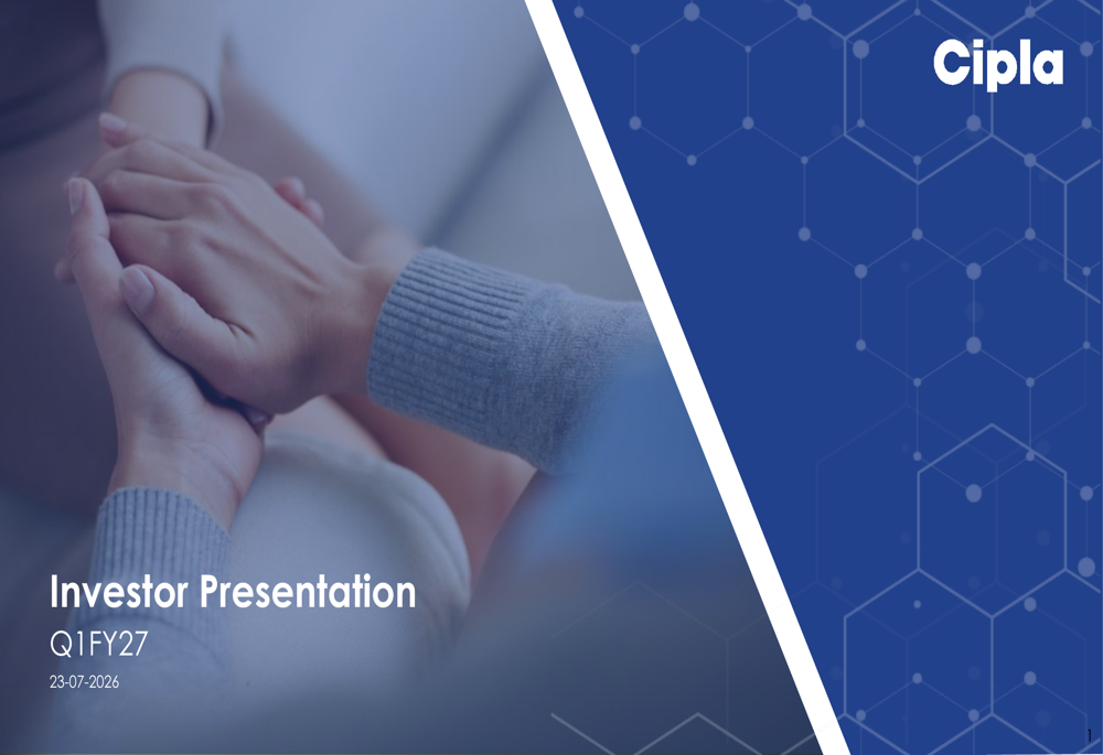 Cipla Q1 FY27 slides