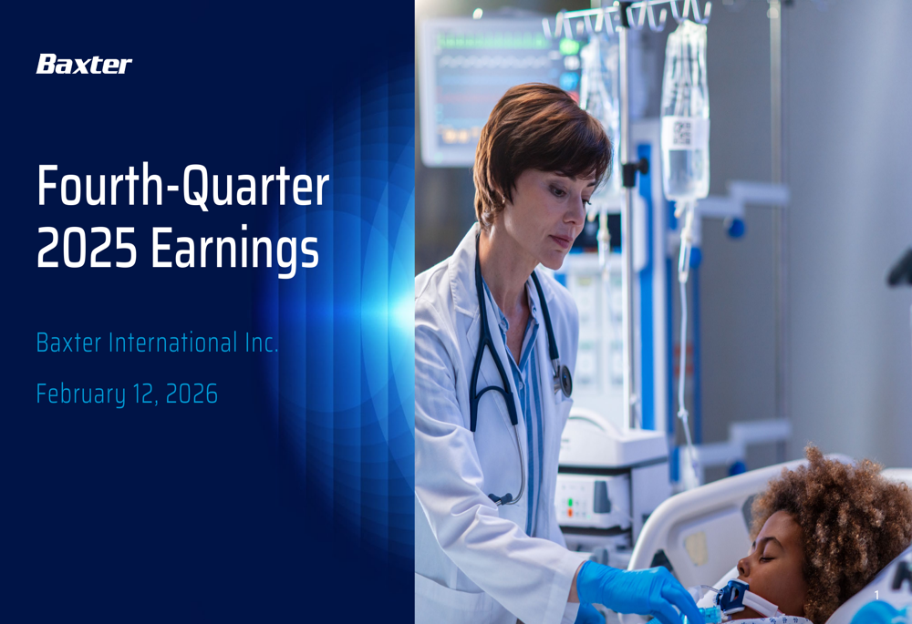 Baxter Q4 2025 slides