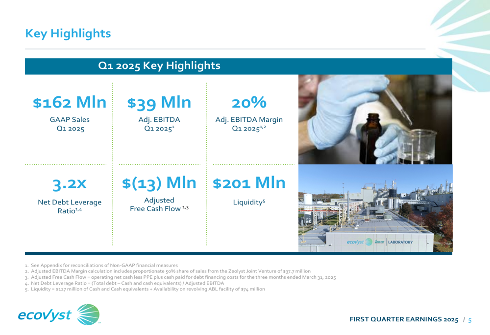 Ecovyst Q1 2025 slides: Mixed results amid planned turnarounds, maintains full-year guidance