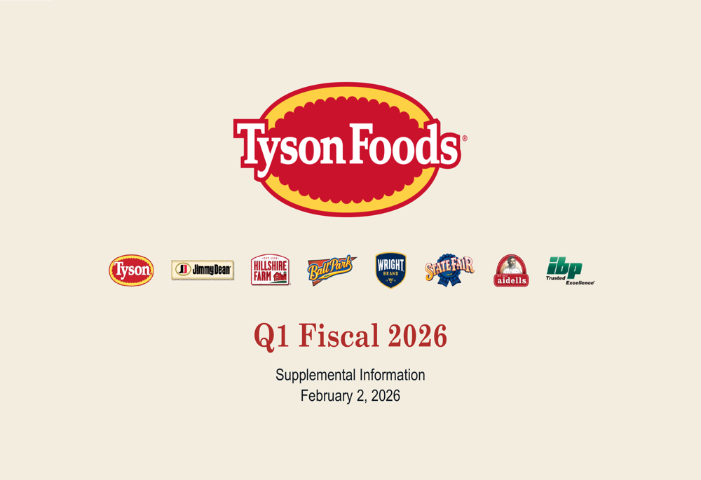 Tyson Foods Q1 2026 slides