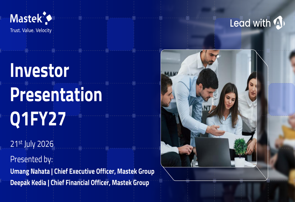 Mastek Q1FY27 slides