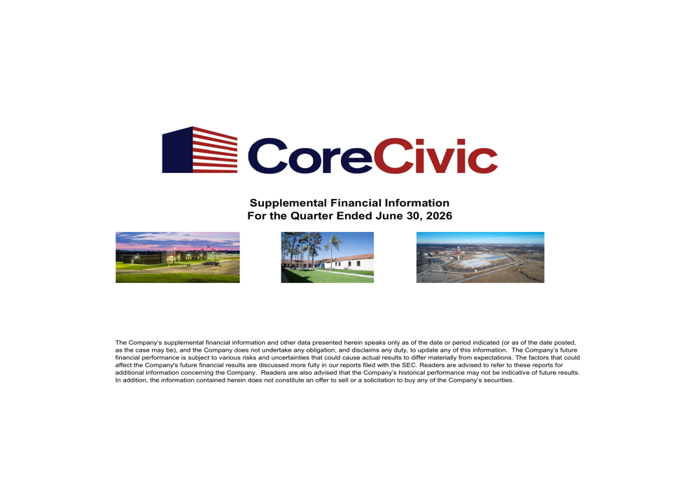 CoreCivic Q2 2026 slides