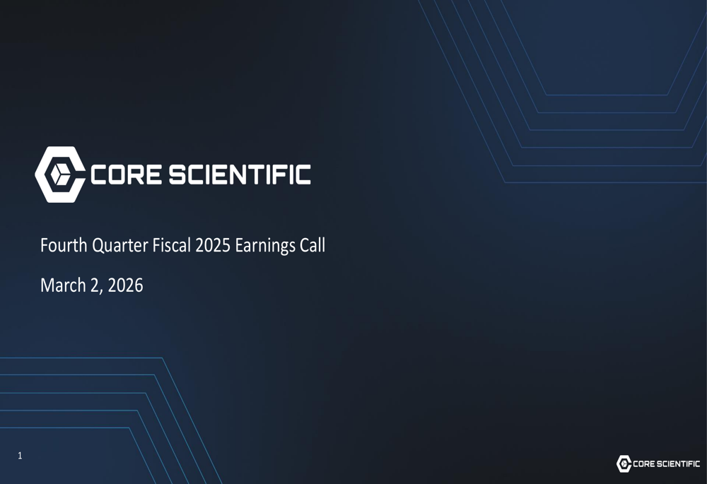 Core Scientific Q4 2025 slides