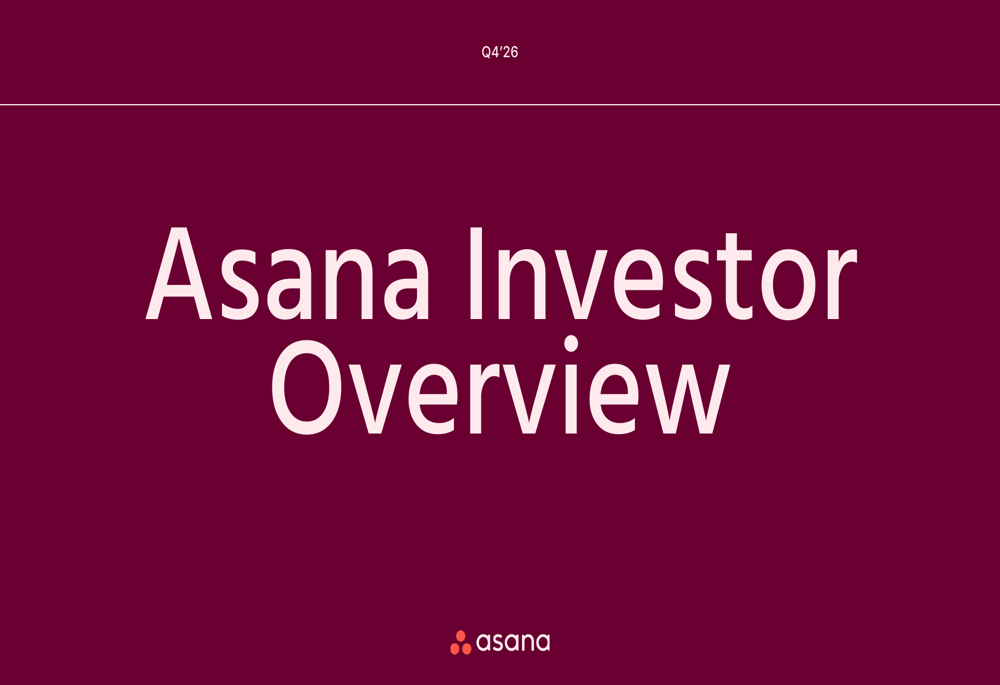 Asana Q4 FY26 slides