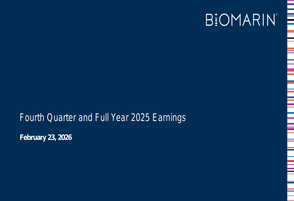 BioMarin Q4 2025 slides