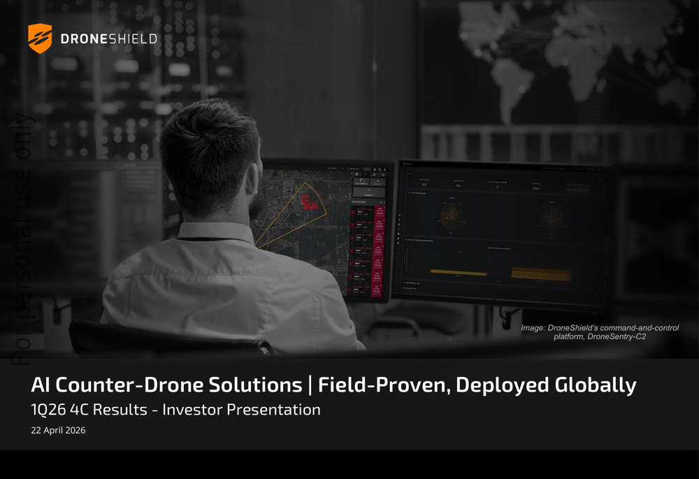 DroneShield Q1 2026 slides
