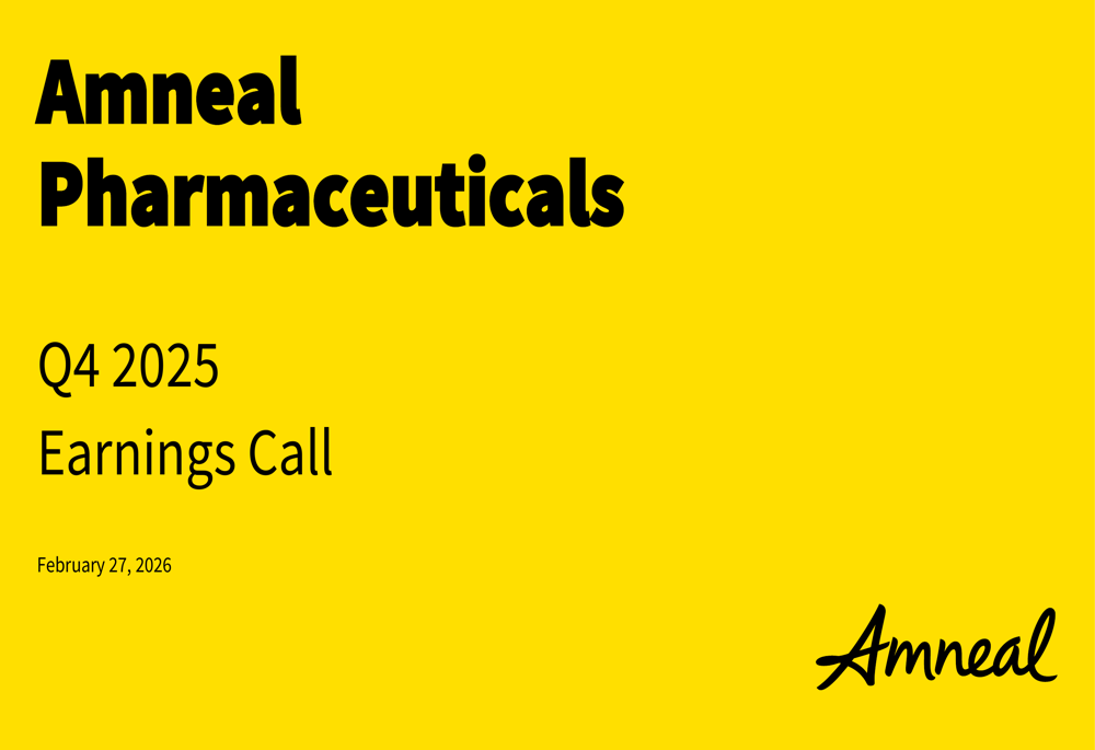 Amneal Q4 2025 slides