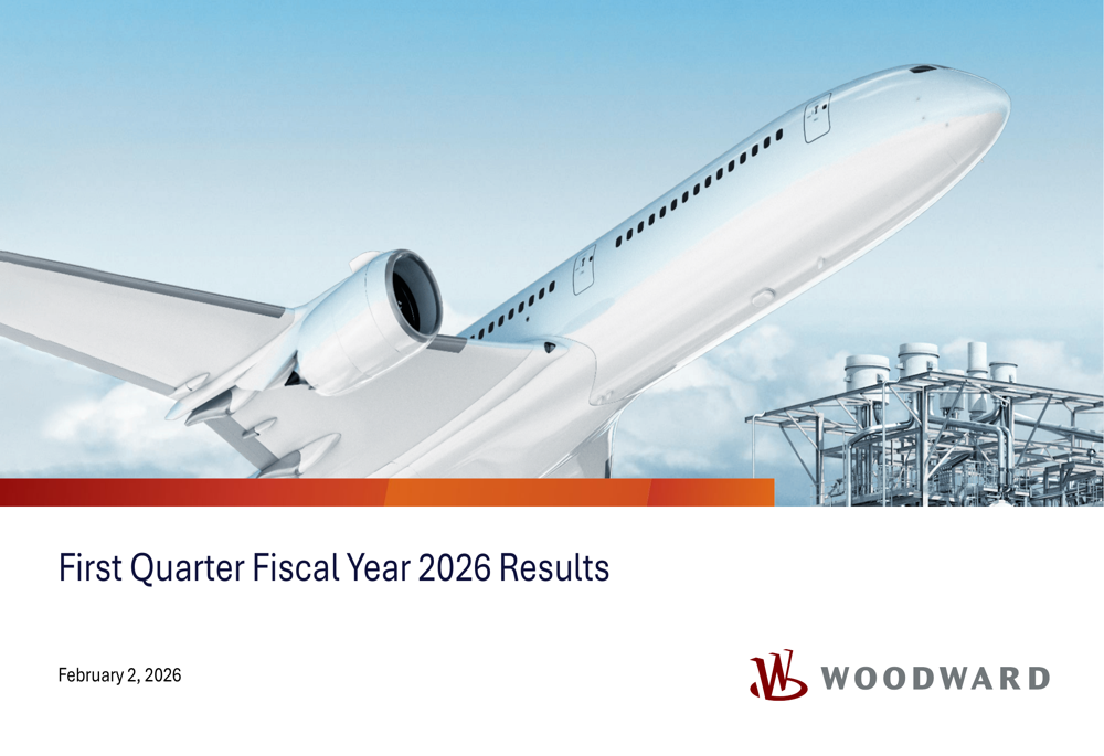 Woodward Q1 2026 presentation