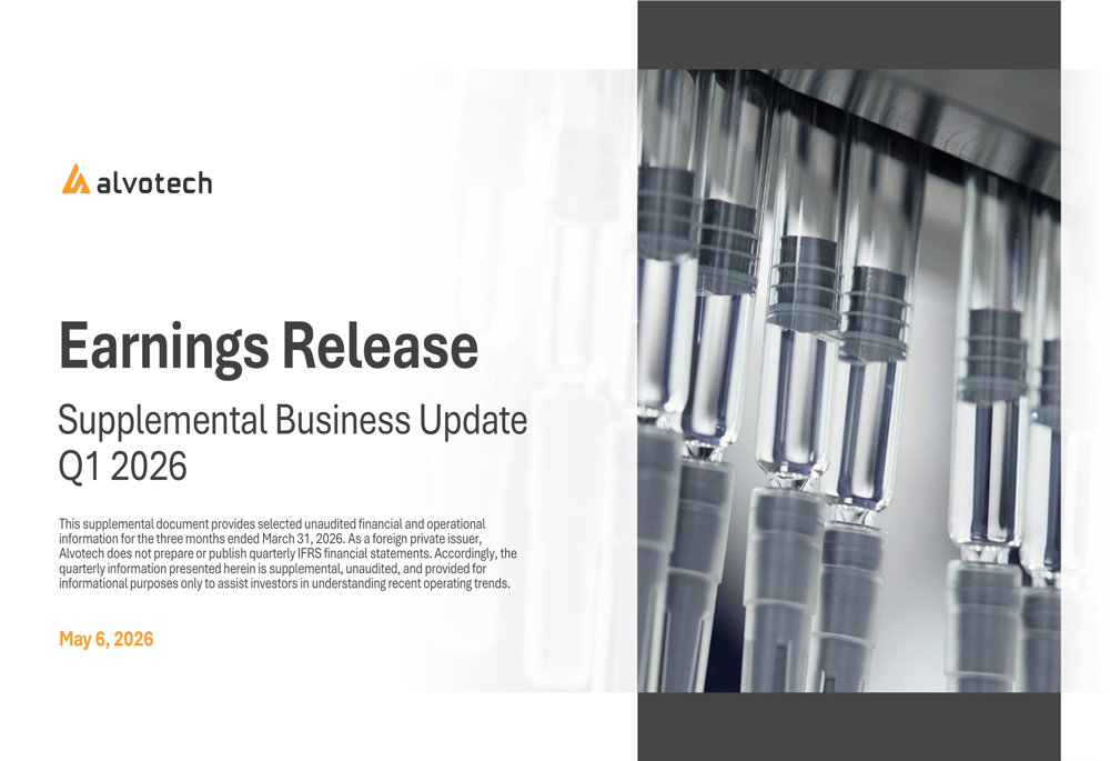 Alvotech Q1 2026 slides