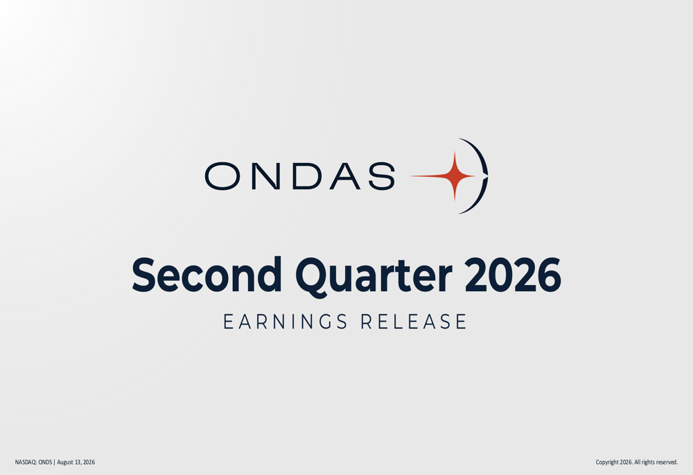 Ondas Q2 2026 slides