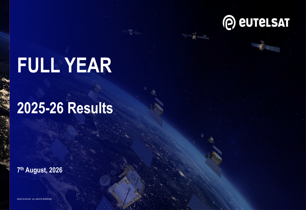 Eutelsat FY 2025-26 slides