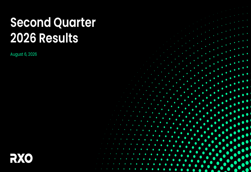 RXO Q2 2026 presentation shows early recovery amid tight capacity