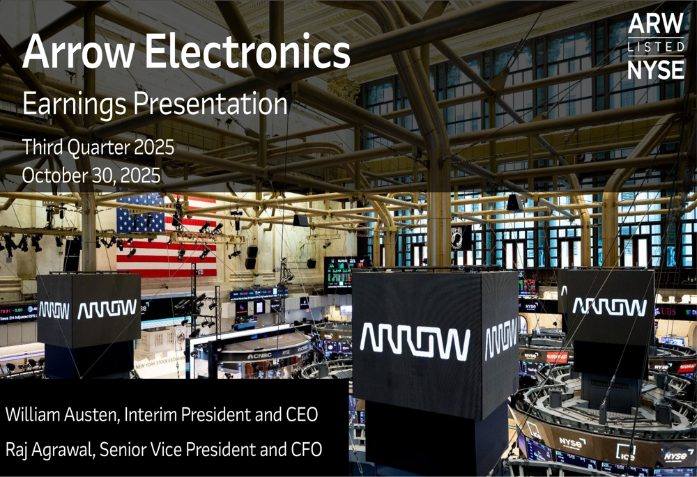 Arrow Electronics Q3 2025 slides
