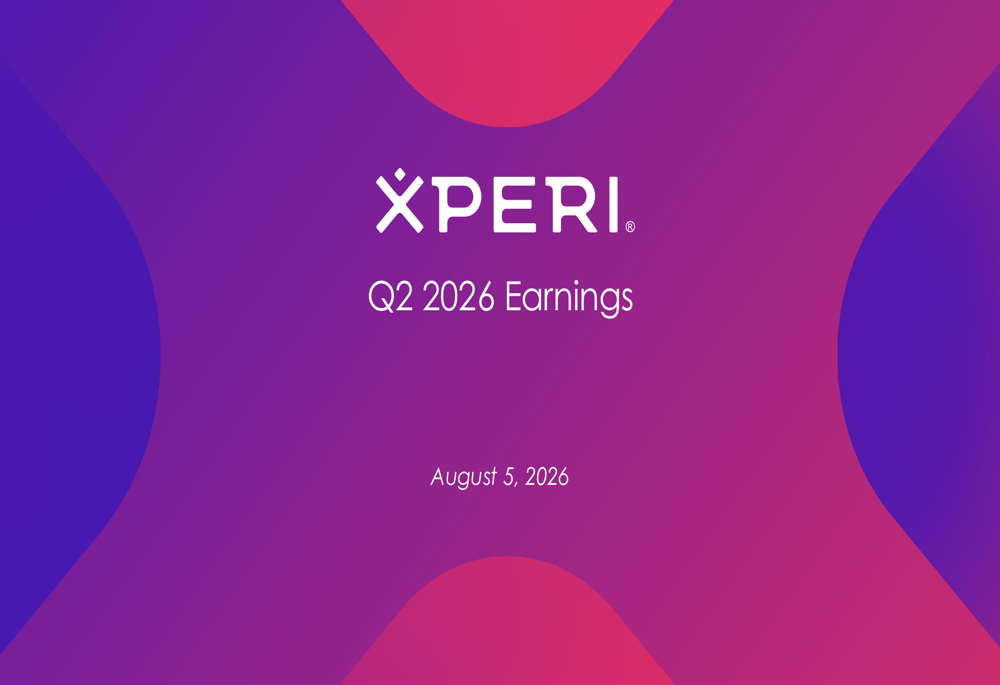 Xperi Q2 2026 slides