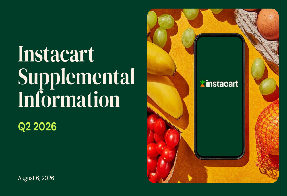 Instacart Q2 2026 slides