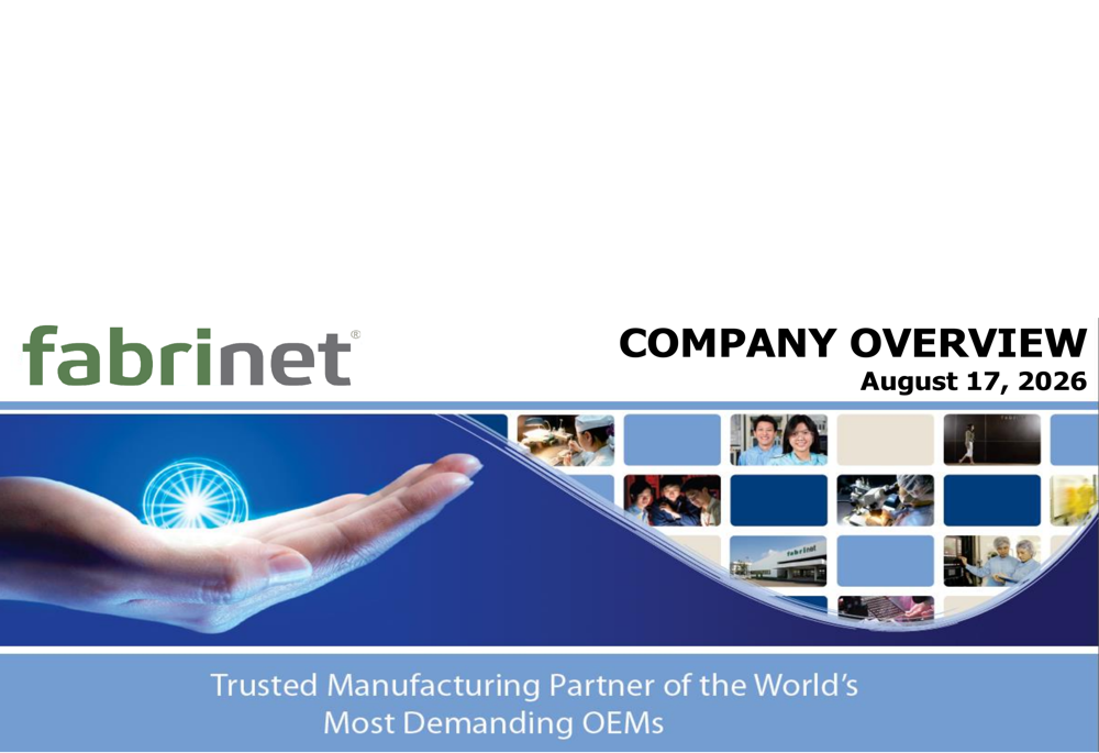 Fabrinet Q4 FY2026 slides